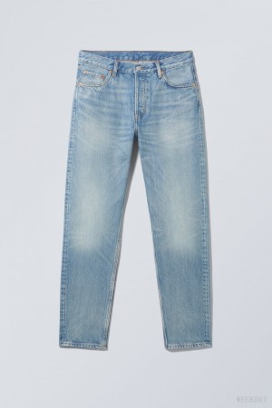 Weekday Barrel Relaxed Tapered Jeans Kék | MYTE5731