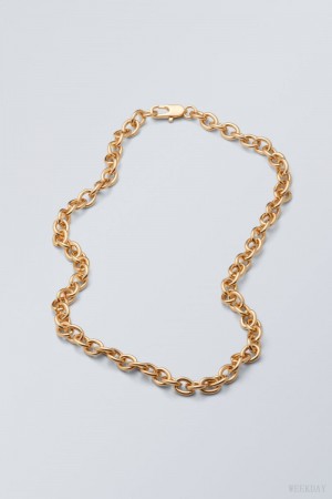 Weekday Bella Necklace Golden | PERI2640