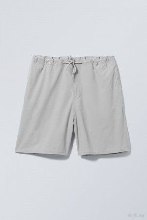 Weekday Parachute Loose Shorts Szürke | ERXA0101