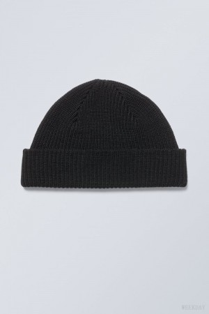 Weekday Stan Beanie Fekete | WADC9495