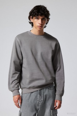 Weekday Standard Midweight Sweatshirt Szürke | SLCY1449