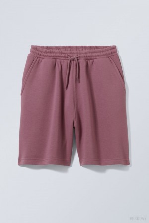 Weekday Standard Sweatshorts Lila | EAUD4807