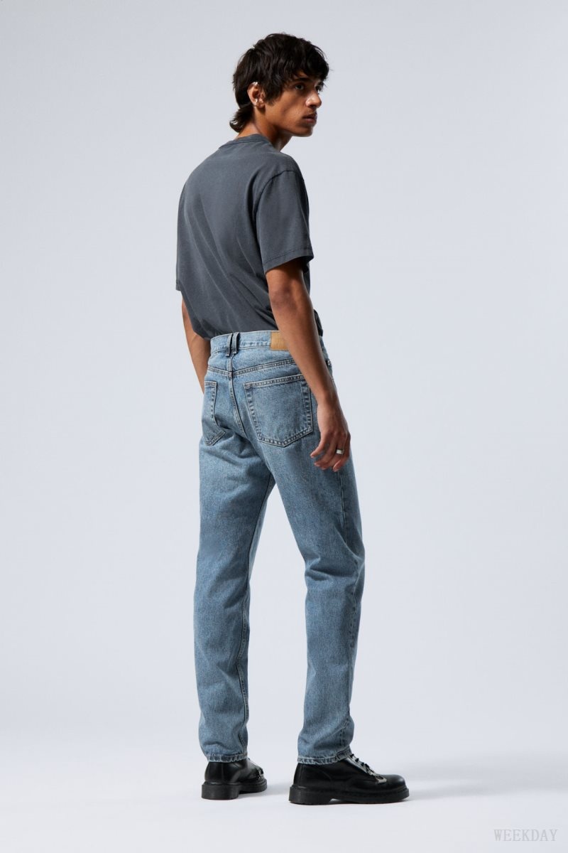 Weekday Barrel Relaxed Tapered Jeans Kék | DXSS9843