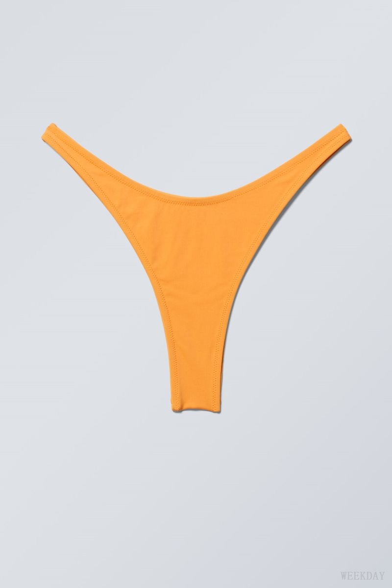 Weekday Brazilian Mini Bikini Bottom Mangó | LCTO4251