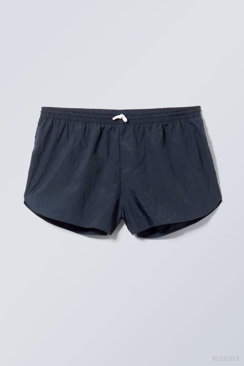 Weekday Chip Swim Shorts Sötétkék | ETKE6157