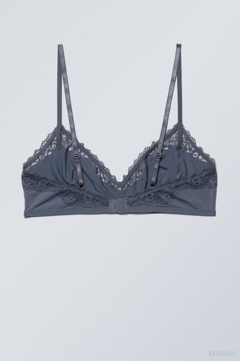 Weekday Cleo triangle bralette Bralette Kék | HGMC3286