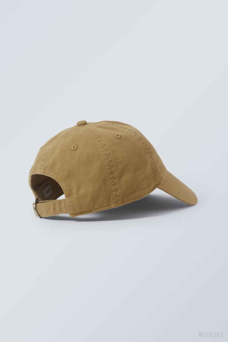 Weekday Essential Washed Cap Desert | PNBB8596