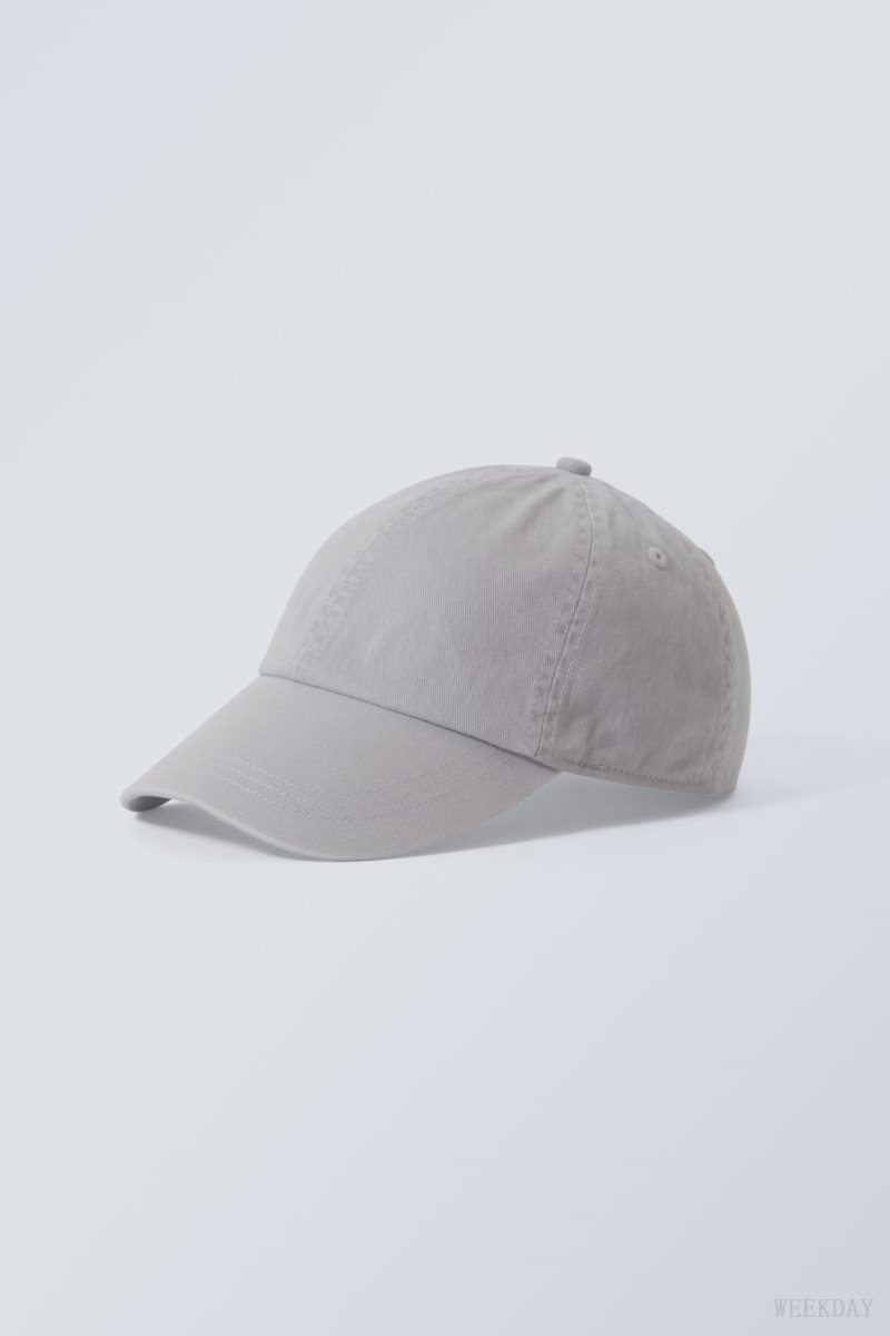 Weekday Essential Washed Cap Szürke | AXPR9594