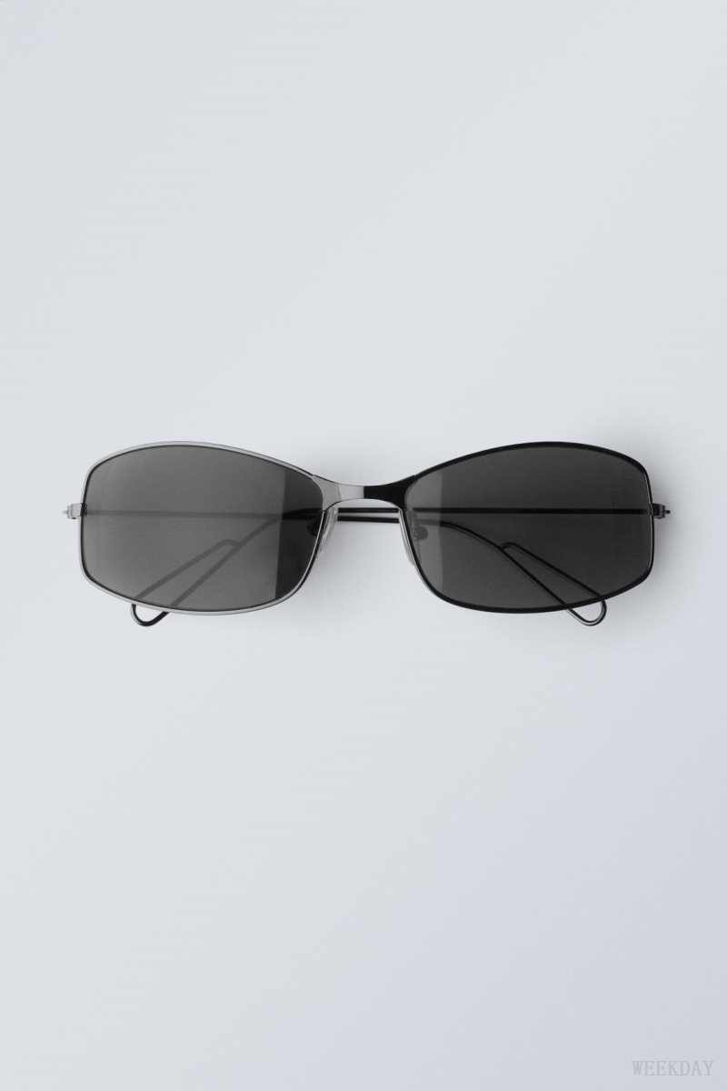 Weekday Flash Sunglasses Fekete | CUIC8030