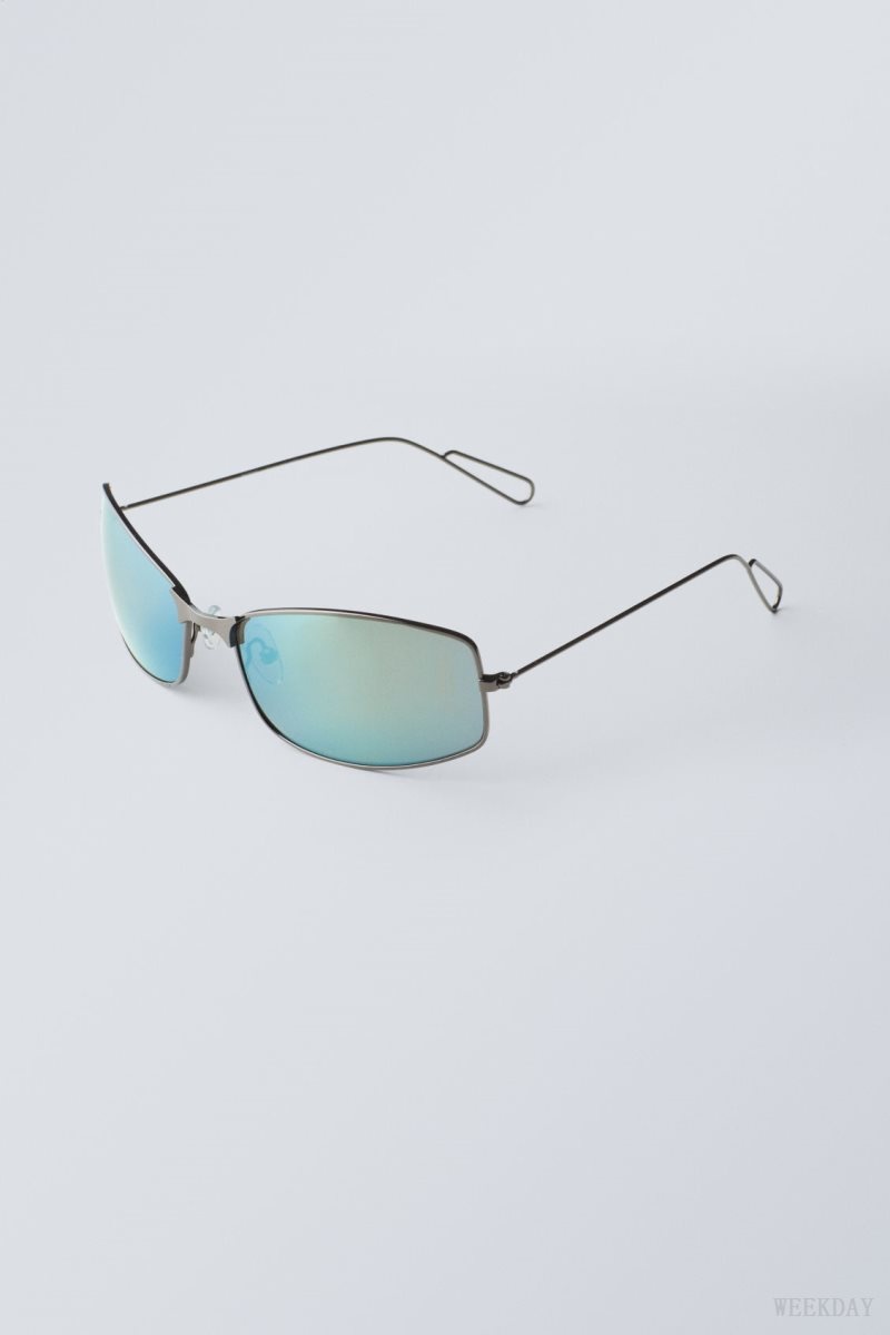 Weekday Flash Sunglasses Zöld | LDMZ5155