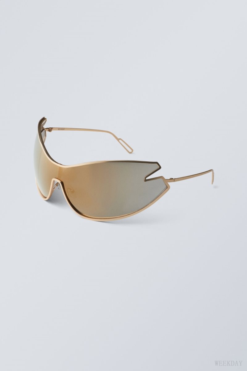 Weekday Fly Sunglasses Fekete | ZJLU4892