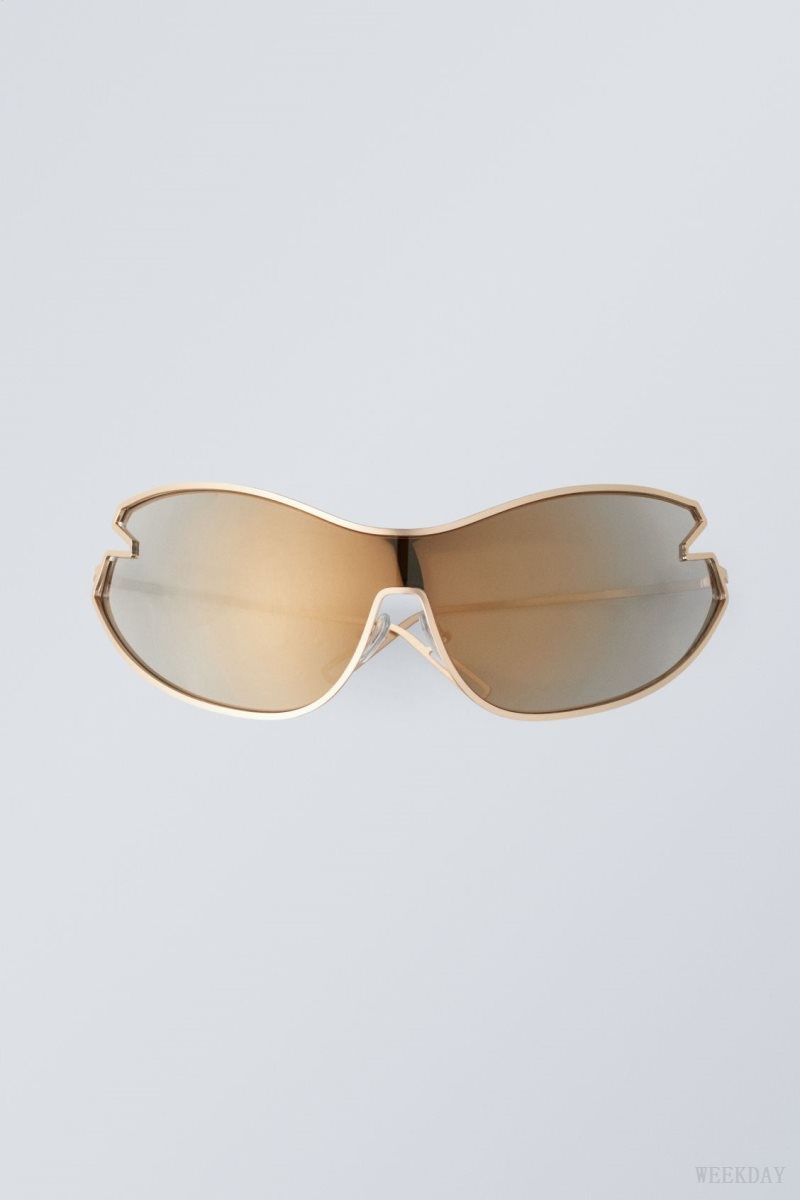 Weekday Fly Sunglasses Fekete | ZJLU4892