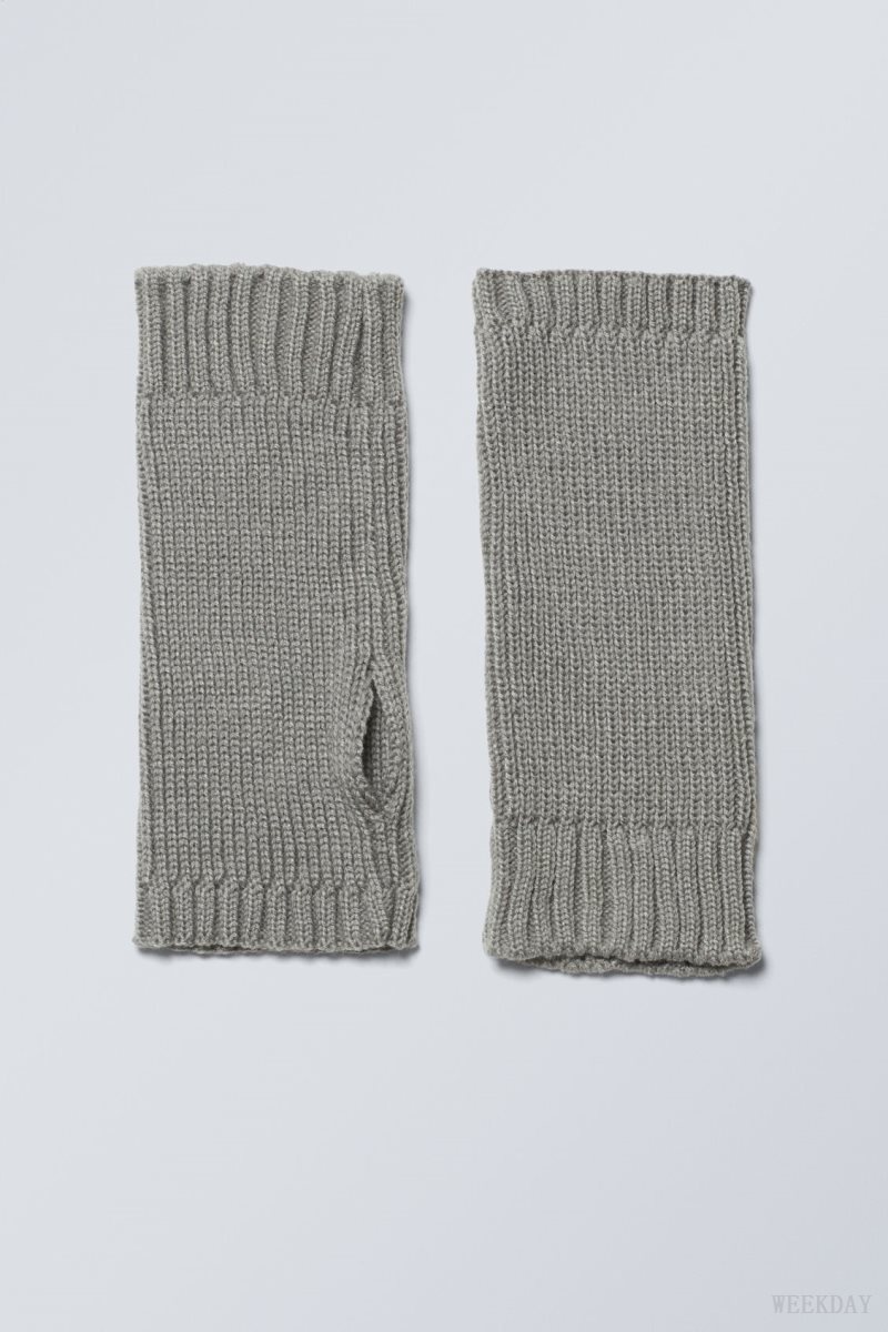 Weekday Hanna Wrist Warmer Szürke | VZNV6726