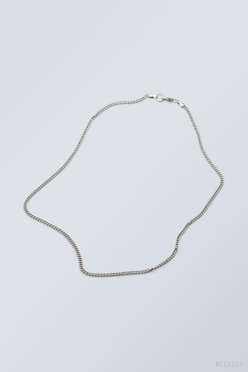 Weekday John Necklace Titán | LOGQ0625