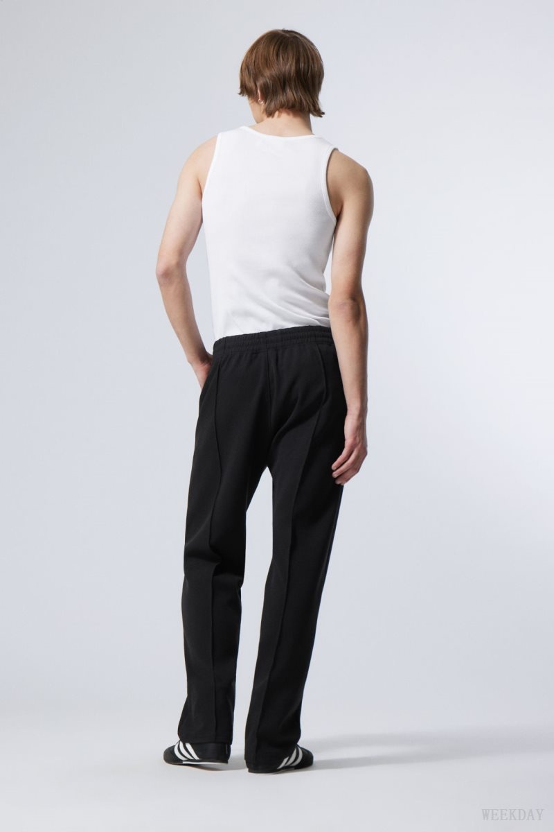 Weekday Ken Tracksuit Pants Fekete | OTEC1553