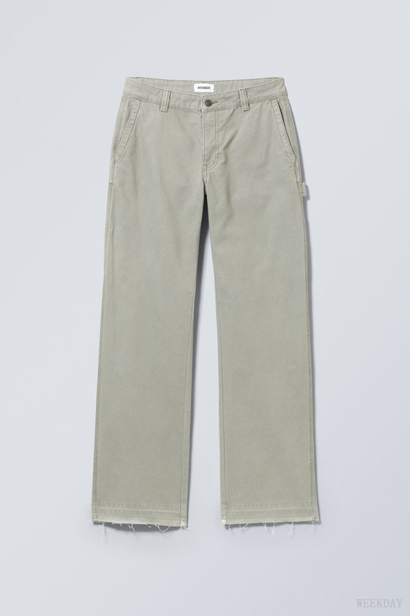 Weekday Mace Carpenter Trousers Szürke | HVZW1974