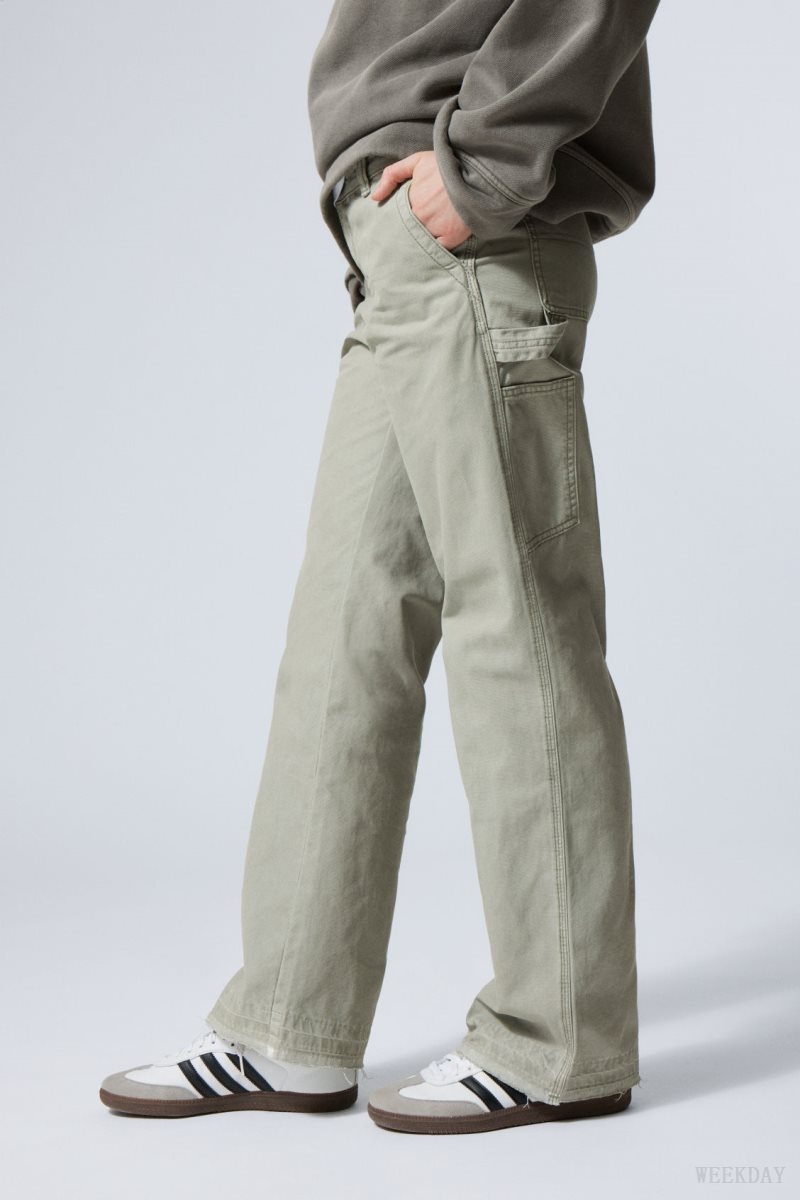 Weekday Mace Carpenter Trousers Szürke | HVZW1974