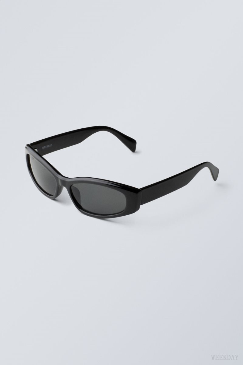 Weekday Papucs Sunglasses Fekete | NLIB7083