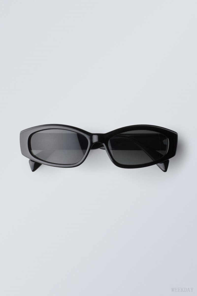 Weekday Papucs Sunglasses Fekete | NLIB7083