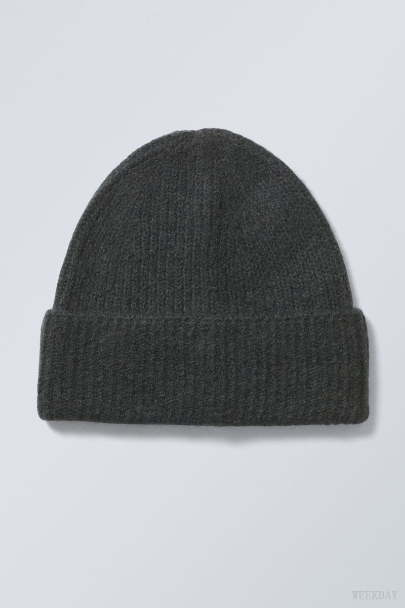 Weekday Pow Beanie Charecoal | GEUP1350