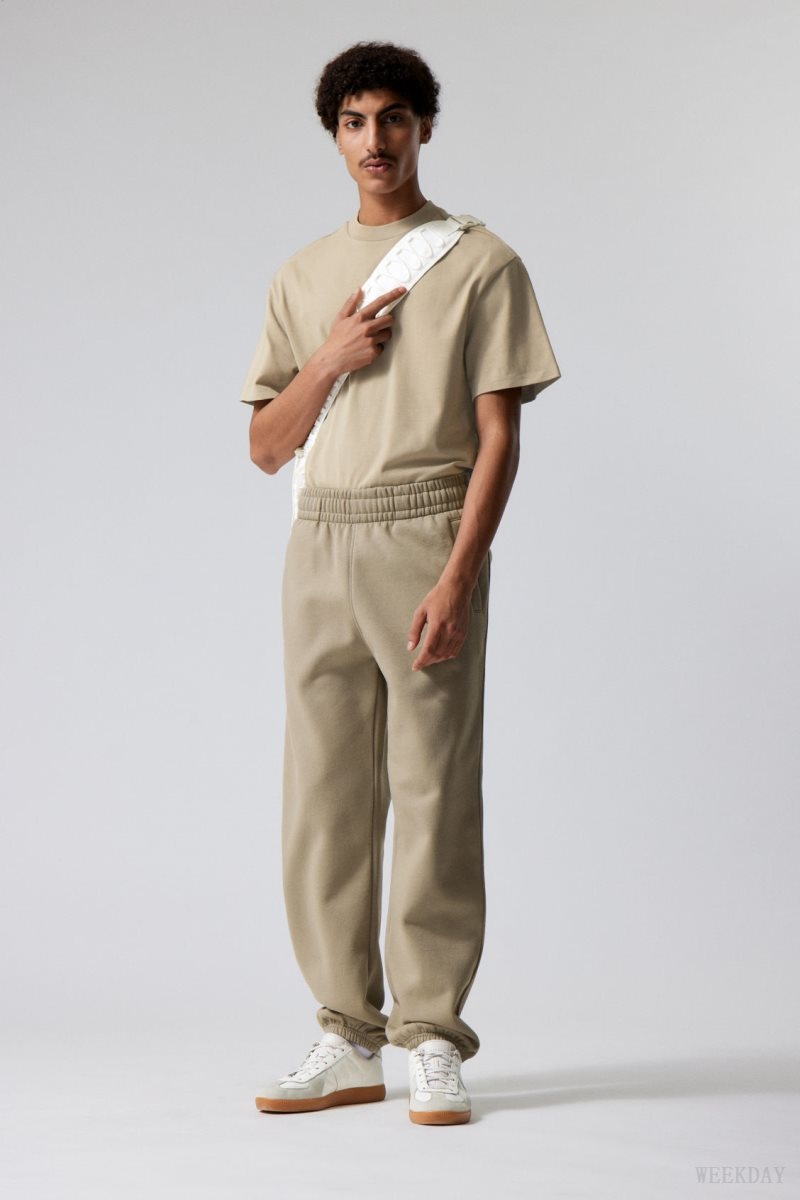 Weekday Relaxed Heavy Sweatpants Dusty Mole | UJJR3730