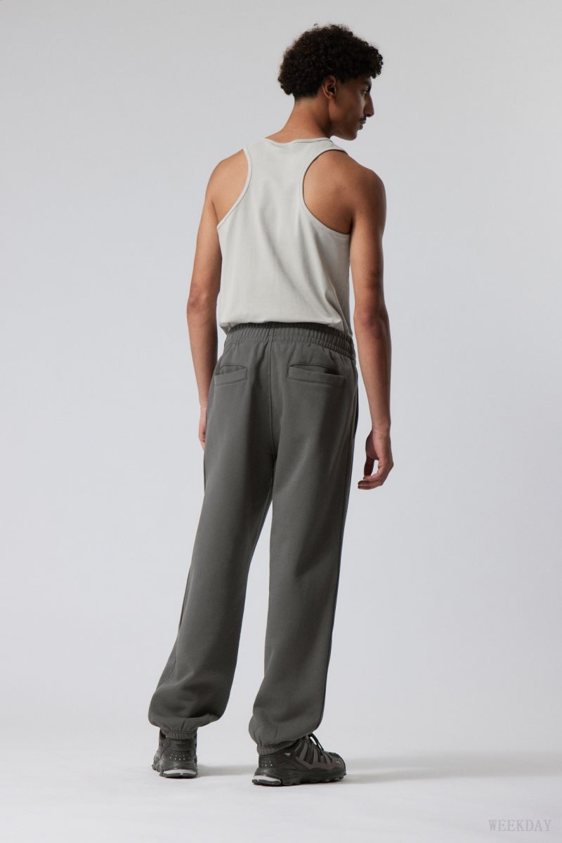 Weekday Relaxed Heavy Sweatpants Sötétszürke | HZJP0491