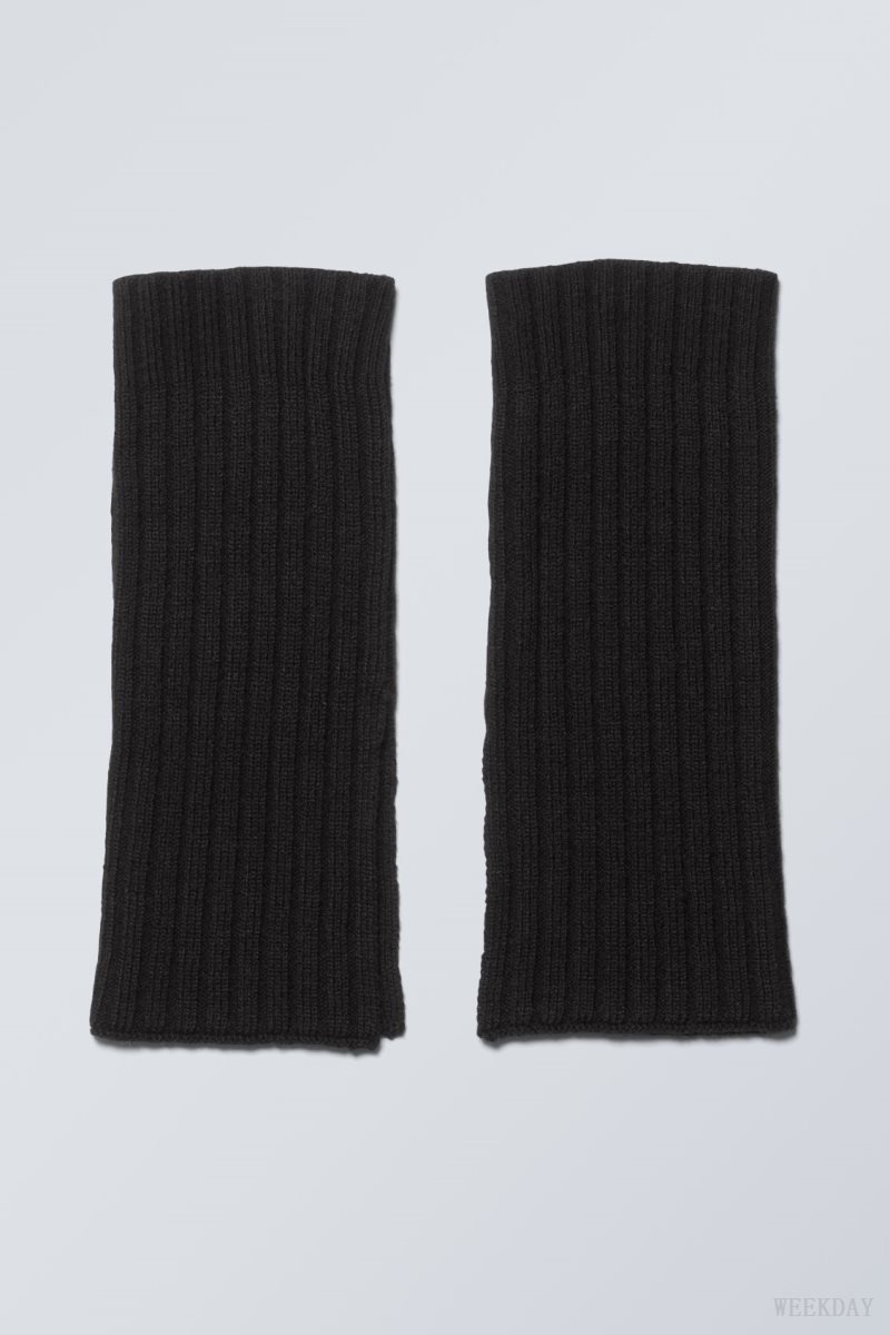 Weekday Rövid Leg Warmers Fekete | MDLE3494