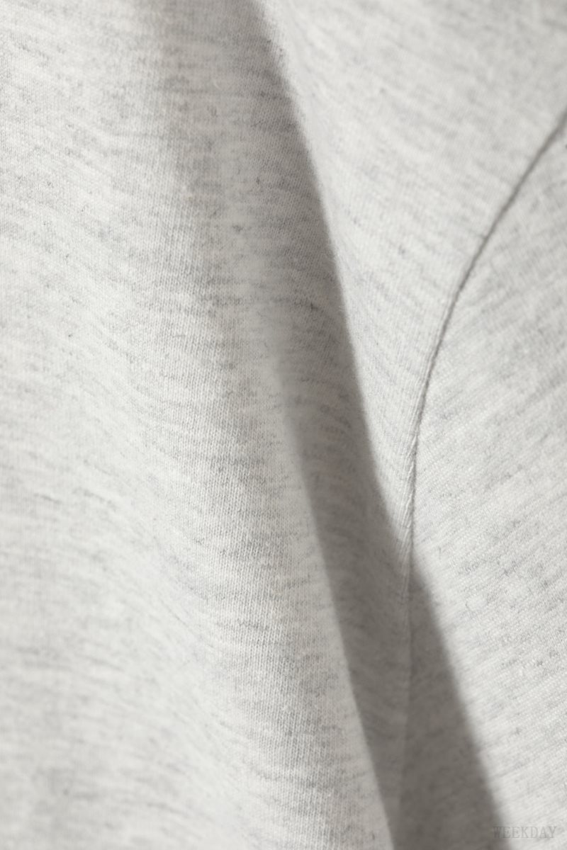 Weekday Soft Oversized T-shirt Világos Szürke | ACVH9565