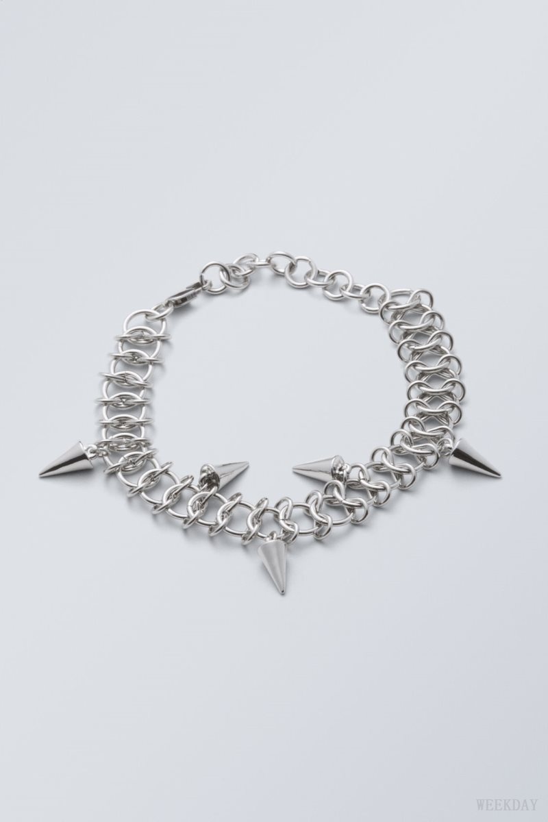 Weekday Spike Bracelet Titán | LUCC9727