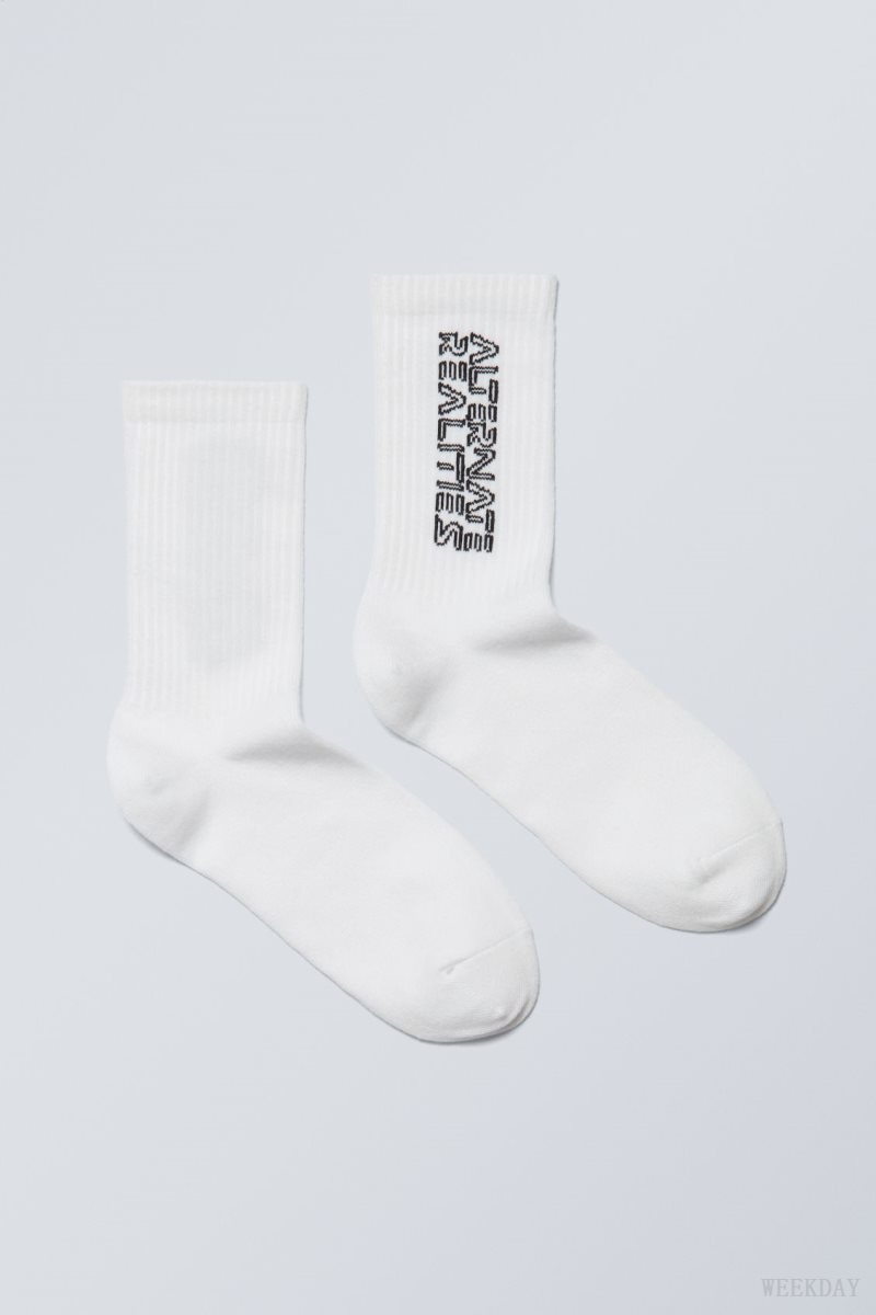 Weekday Sport Printed Socks Alternate Realities | WLWP9887