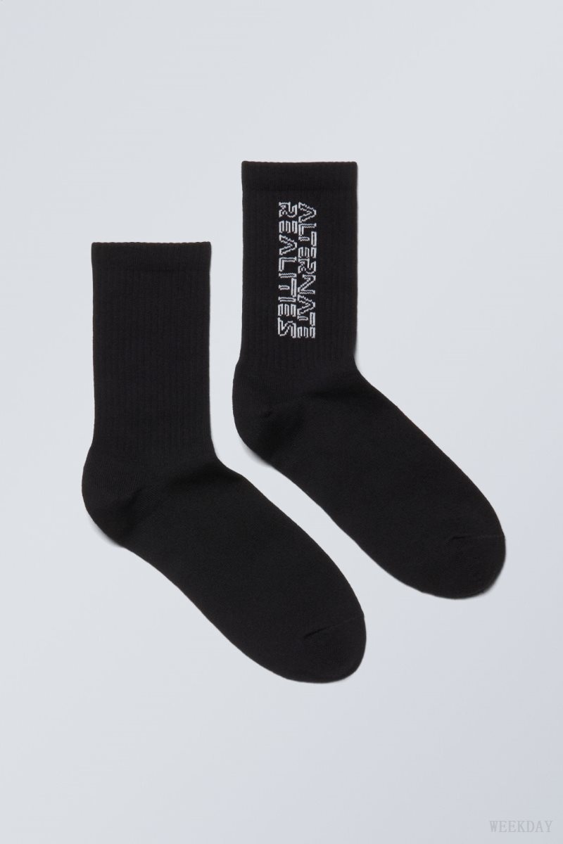 Weekday Sport Printed Socks Alternate Realities | JRXG8496