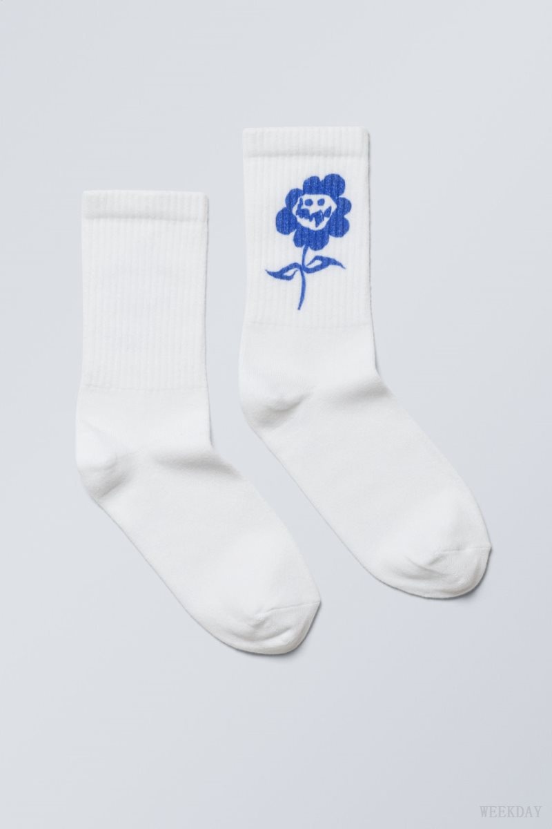 Weekday Sport Printed Socks Alternate Realities | PDCT5920