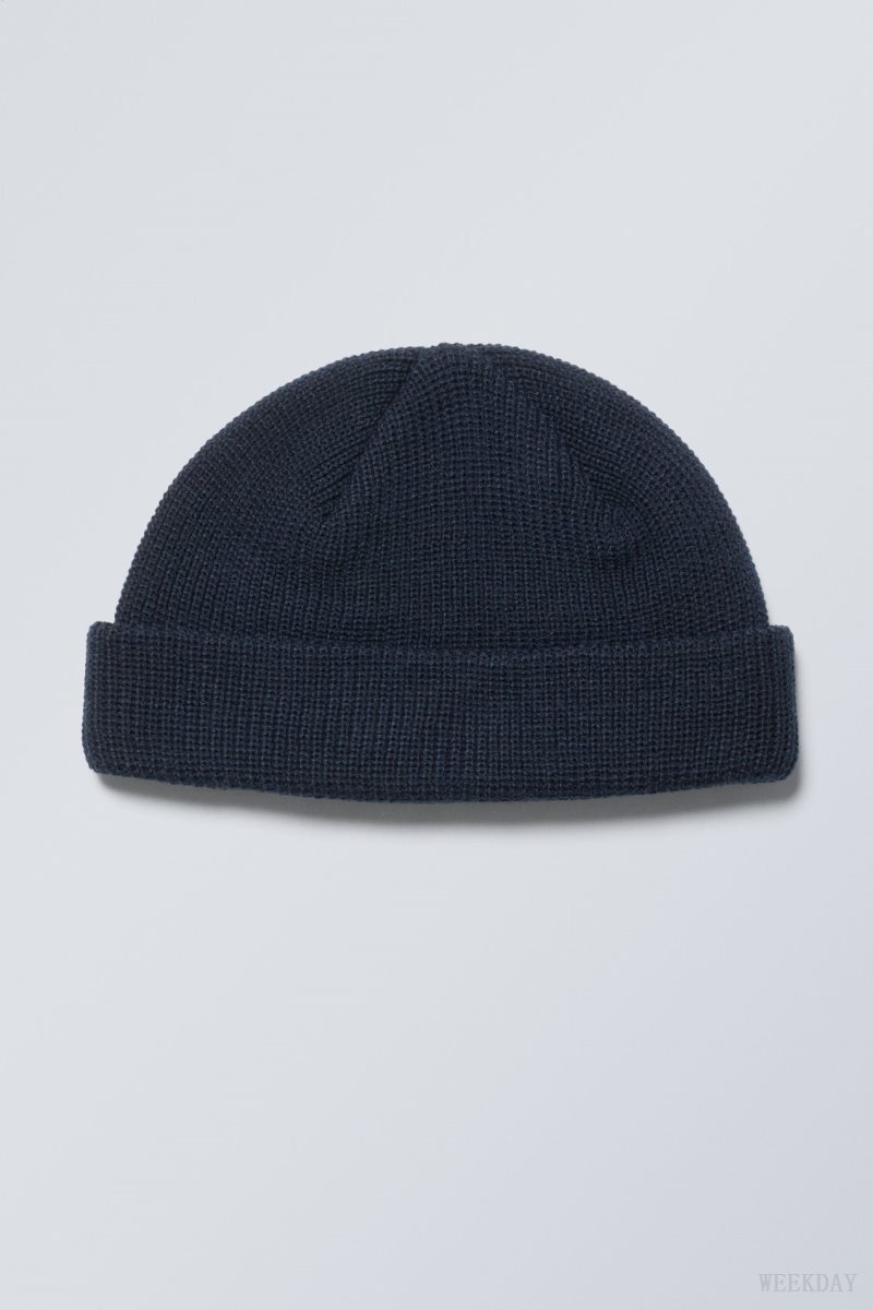 Weekday Stan Beanie Sötétkék | KSYG6920