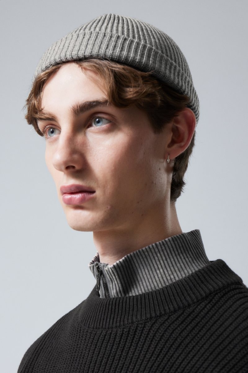 Weekday Stan Beanie Szürke | PLNJ5834