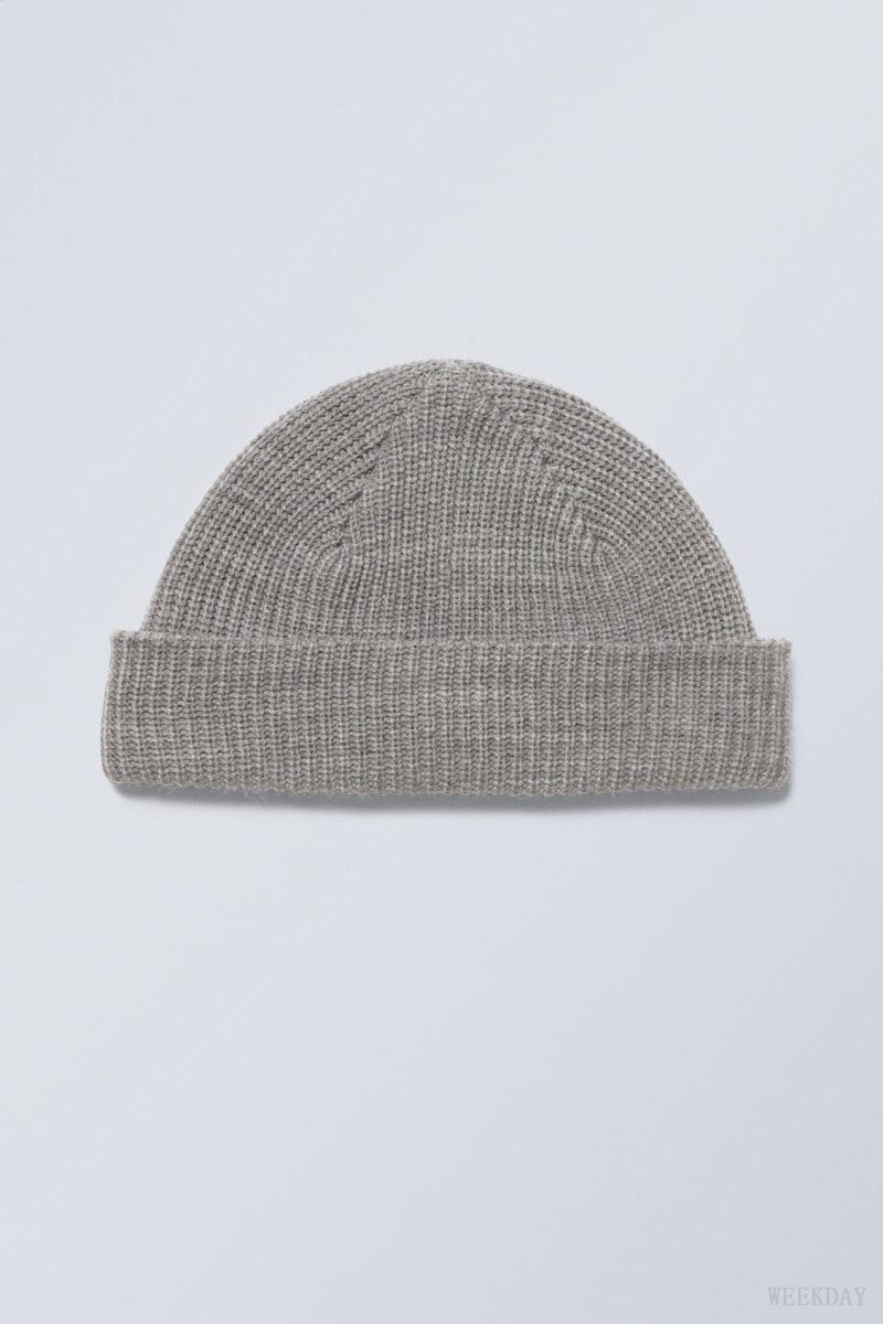 Weekday Stan Beanie Szürke | PLNJ5834