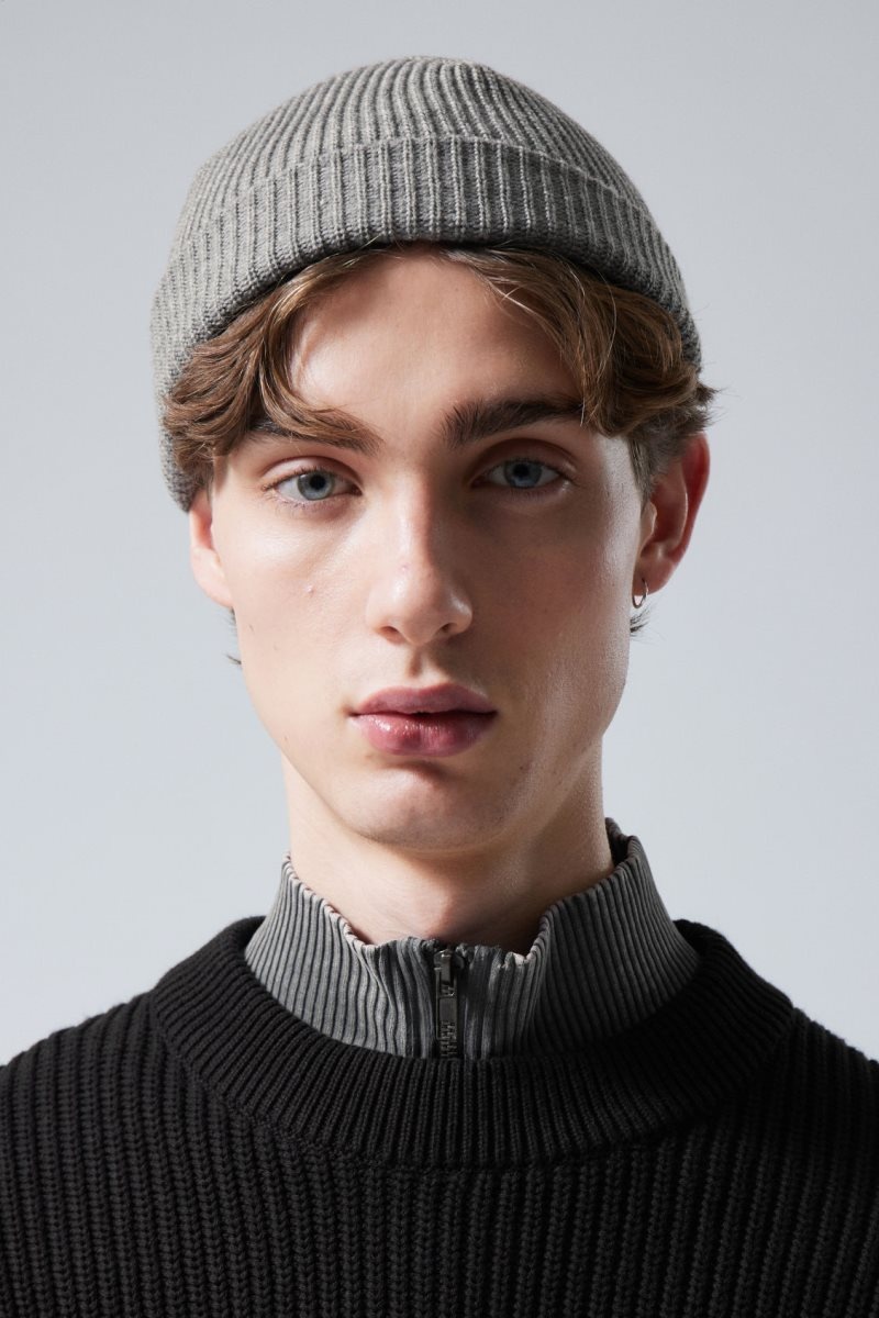 Weekday Stan Beanie Szürke | PLNJ5834