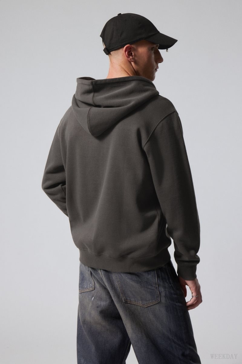 Weekday Standard Grafika Zip Hoodie Spiky Dreamer | QBKS6735