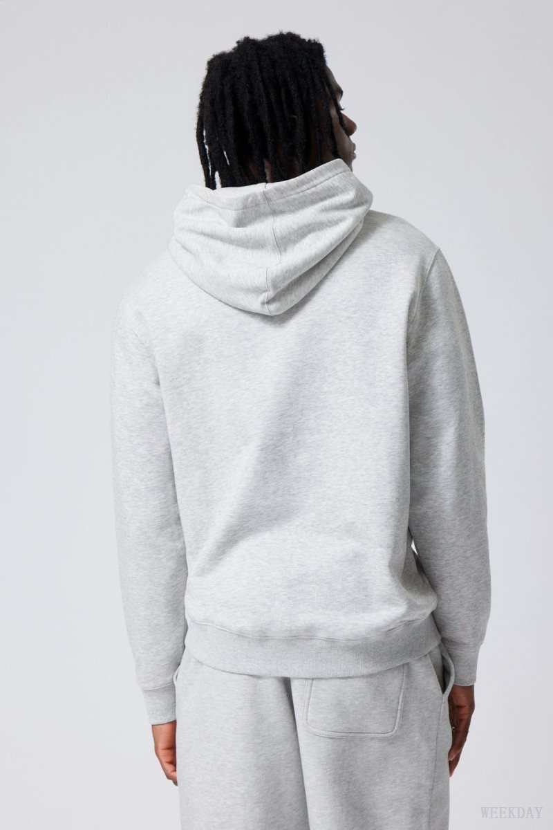 Weekday Standard Midweight Hoodie Szürke | IFIT8184