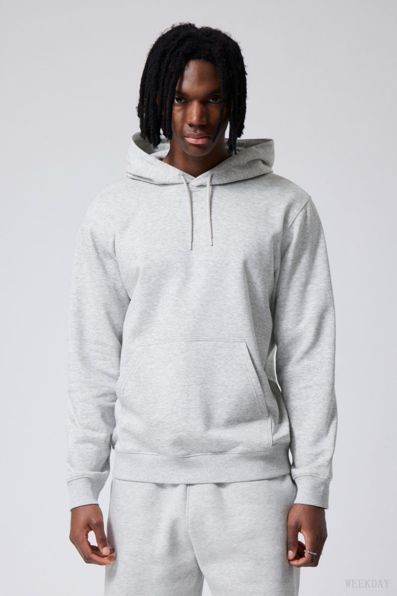 Weekday Standard Midweight Hoodie Szürke | IFIT8184