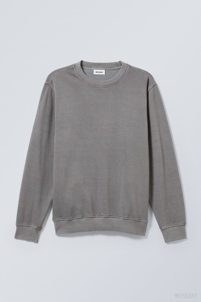 Weekday Standard Midweight Sweatshirt Szürke | SLCY1449