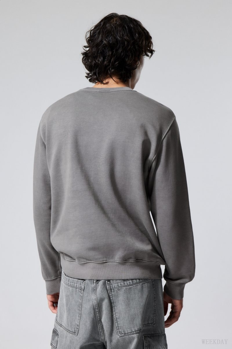 Weekday Standard Midweight Sweatshirt Szürke | SLCY1449