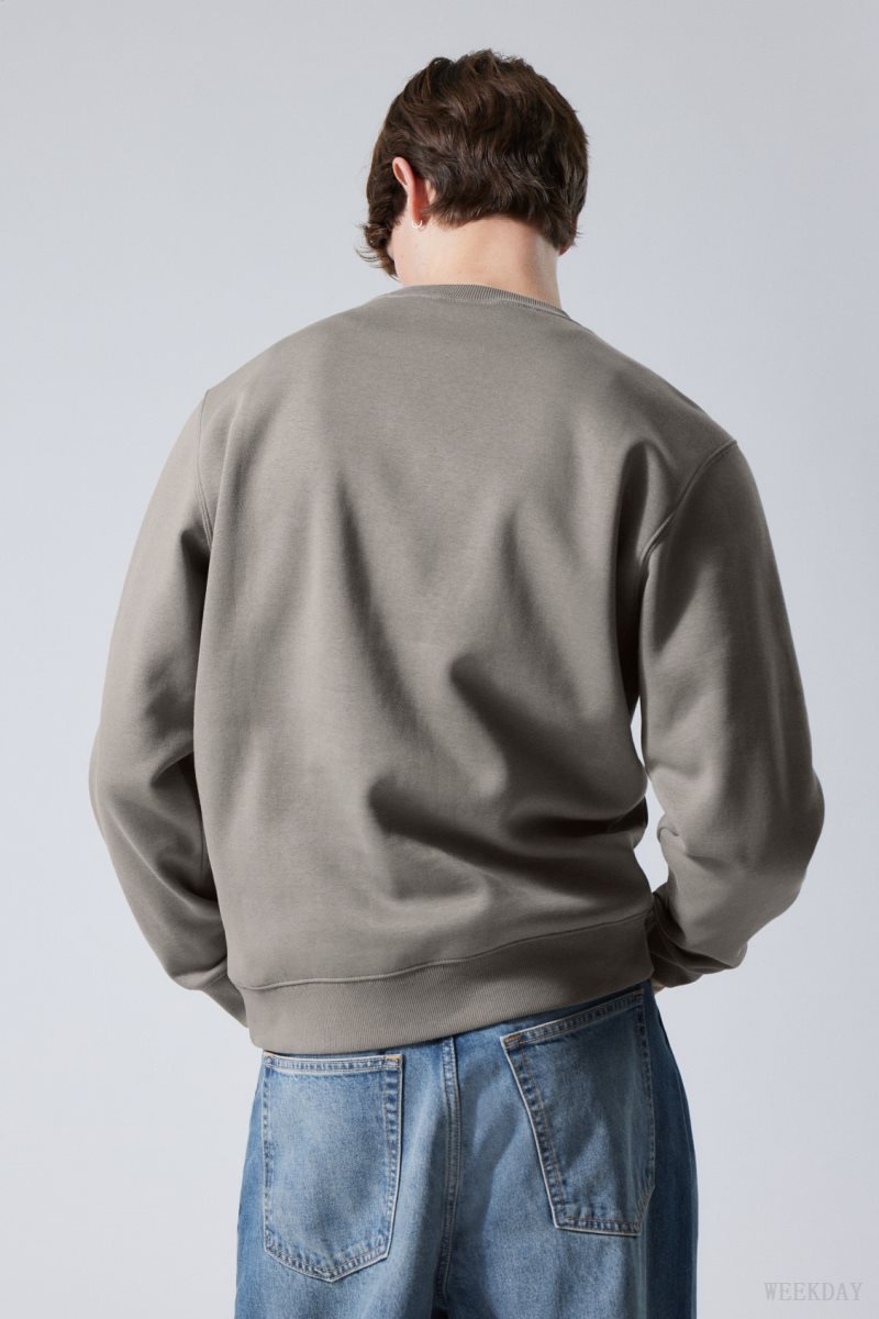 Weekday Standard Midweight Sweatshirt Szürke | QLDL1721