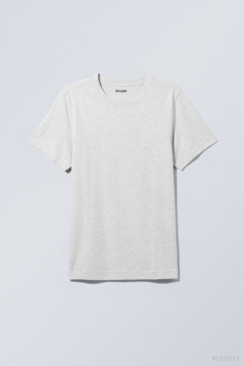 Weekday Standard Midweight T-shirt Szürke | ZPHG1797