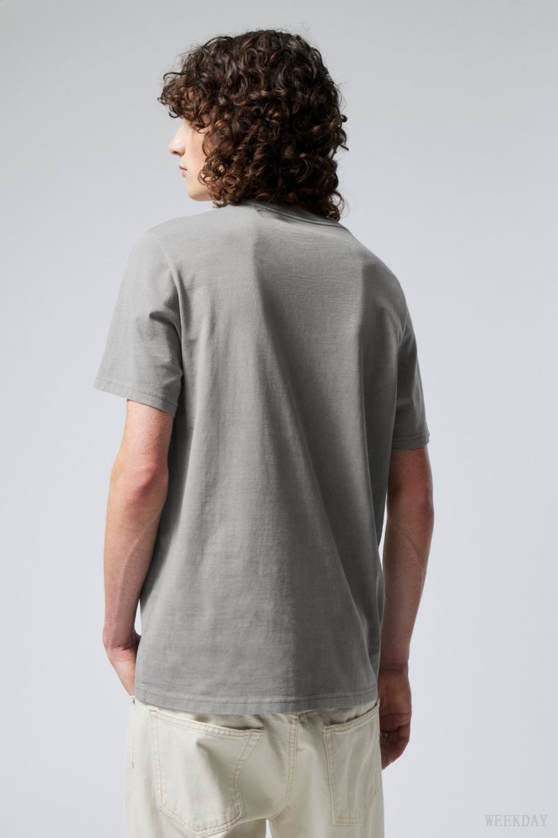 Weekday Standard Midweight T-shirt Szürke | VHRD0896