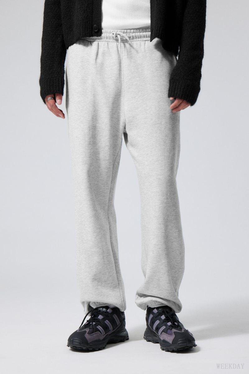 Weekday Standard Sweatpants Világos Szürke | XMHI4496