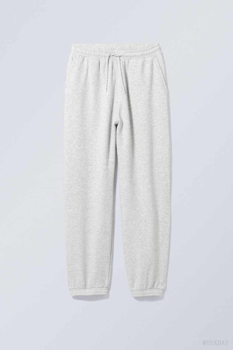 Weekday Standard Sweatpants Világos Szürke | XMHI4496