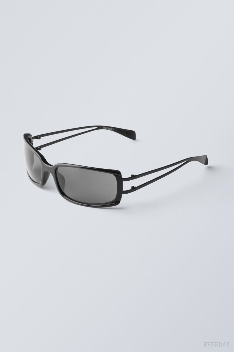 Weekday Tour Sunglasses Fekete | BOTY9420