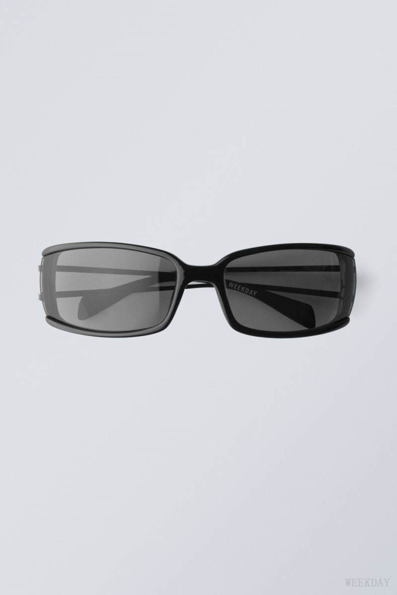 Weekday Tour Sunglasses Fekete | KWLT8025